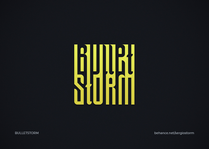 Sergio Storm - Negative space logo